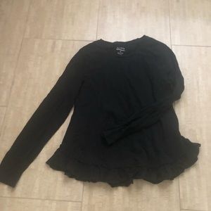 Flattering and new Banana Republic long sleeve soft cotton/modal designer Tee